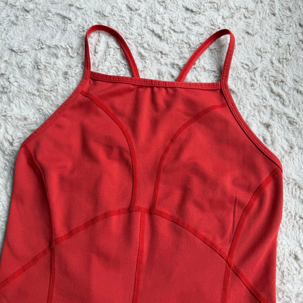 FP movement side to side performance onesie jumpsuit coral red free people S‎ - Picture 6 of 17